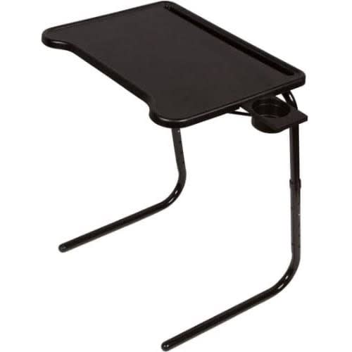 Adjustable Table With Cup Holder