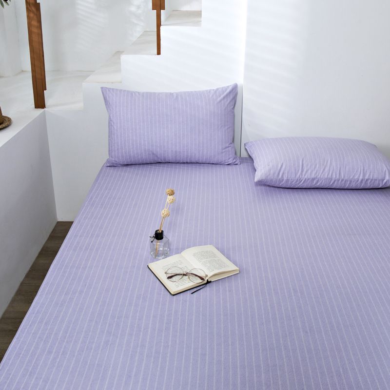 Cotton Terry Loop Mattress Protector/Cover Waterproof Violet