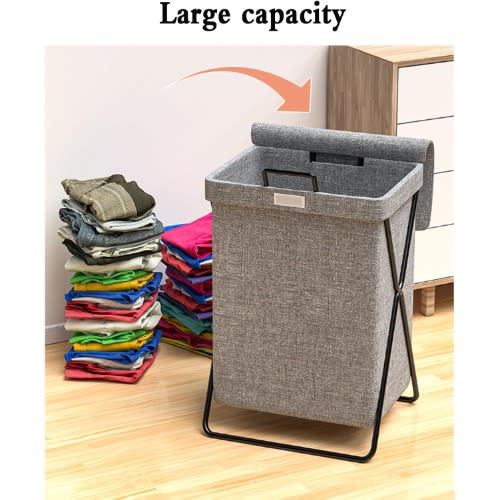 Foldable Storage Basket With Lid