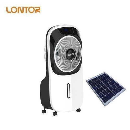 Rechargeable Mist Fan Air Cooler With 20w Solar Panel