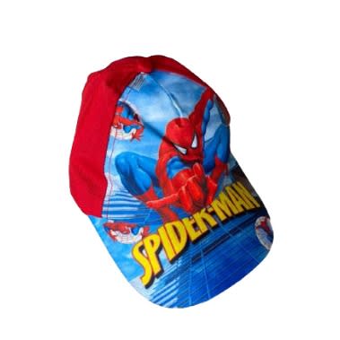 Boys Spiderman Face Cap