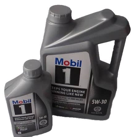 Mobil 1 Advanced Full Synthetic Motor Oil - 5W-30 - 6L - Combo Package