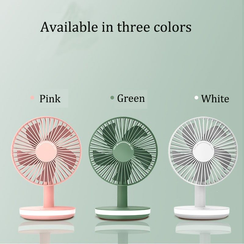 Silent Desktop Small Fan 2020 New Led Small Night Light