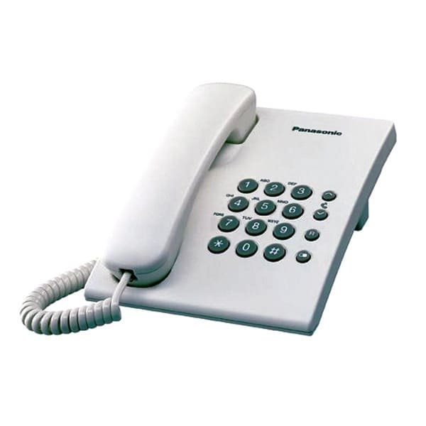 Corded Landline Phone - KX-TS500MX - White