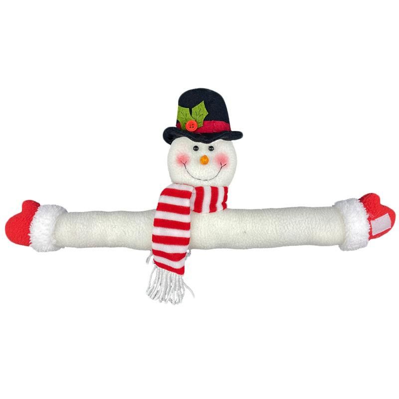 Christmas creative curtain buckle cartoon doll decoration hotel restaurant decoration doll hug buckle window pendant Curtain Buckle Snowman