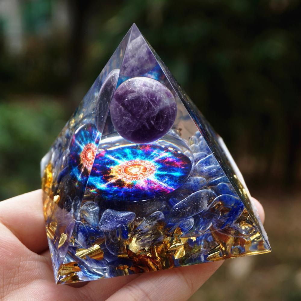 Pyramid Crystal Spiritual Balance Crystals Stones For Yoga 5cm