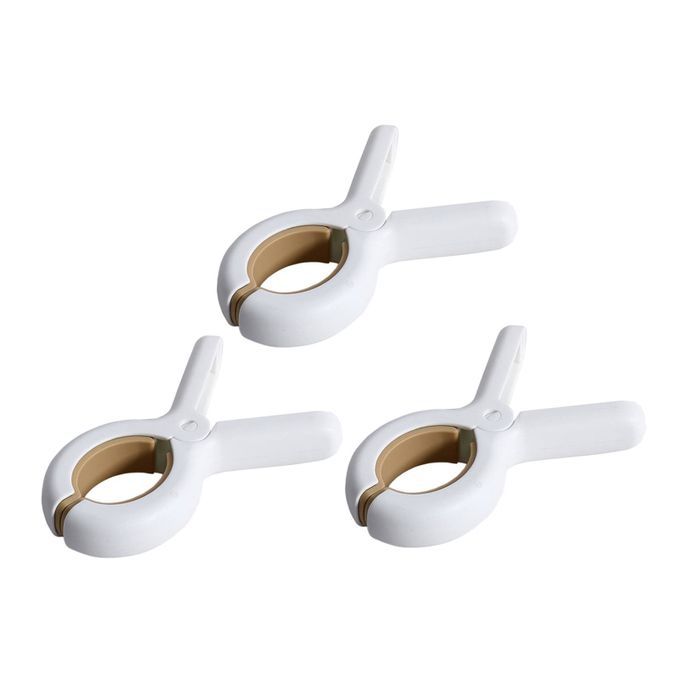 Plastic Large Beach Towel Clips Clamps Clothes Pegs Pins Yellow Pad