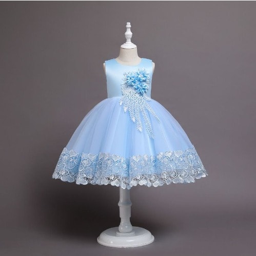 Girls Party Dress- Blue