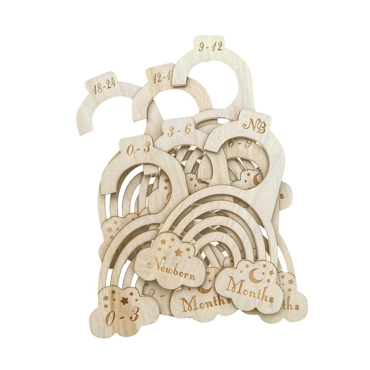 Closet Dividers For Hanging Clothes Wooden Style D