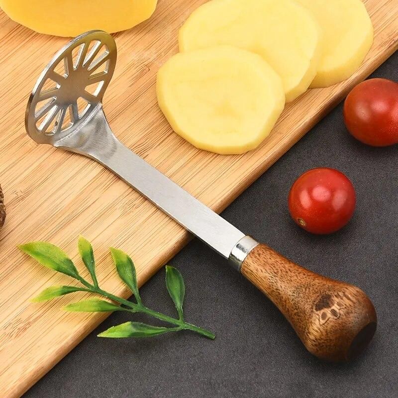 Home manual Stainless Steel Potato Masher Pressed Pumpkin Smooth Mashed Crusher Fruit Vegetable Gadgets Kitchen Accessory