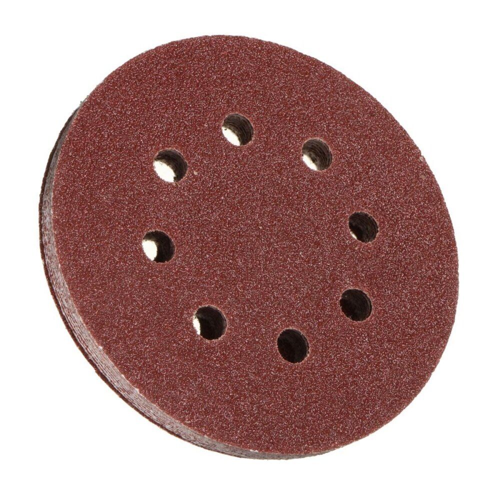 10Pcs 5Inch 125mm 8 Hole 60#-2000# Sanding Disc Paper Random Orbit Hook Loop 60#