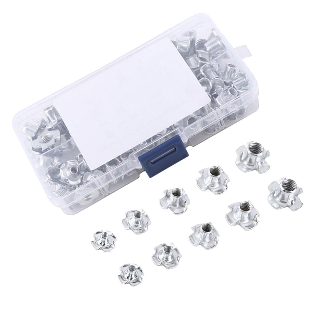 80PCS Grub Screws Hex Socket Screws Carbon Steel Set