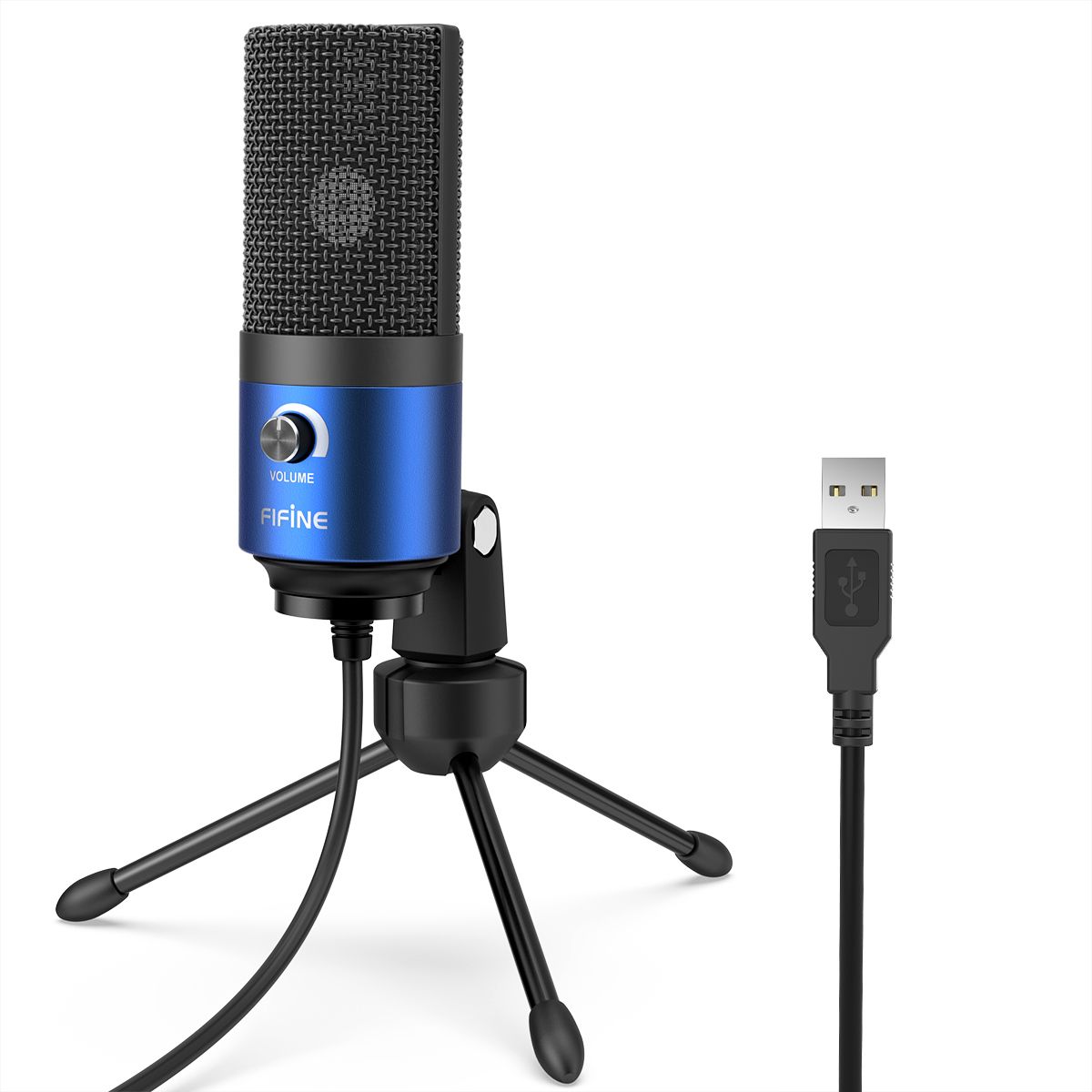 Metal USB Microphones Recording MIC For Laptop Win Cardioid