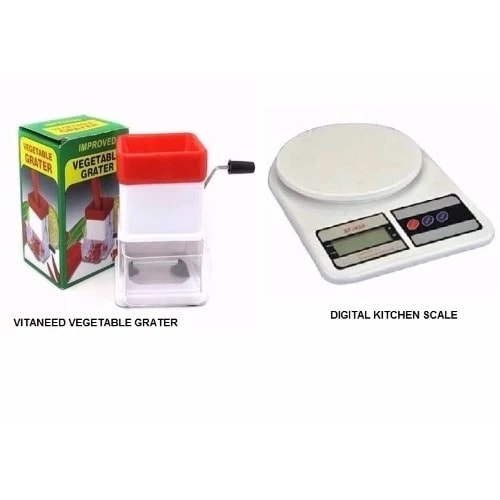 Digital Kitchen Scale + Free Vegetable Grater