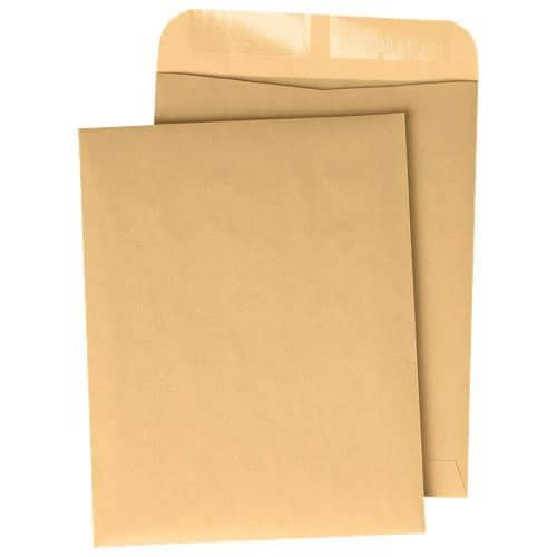 A4 Paper Brown Envelopes - 1 Pack/25pcs