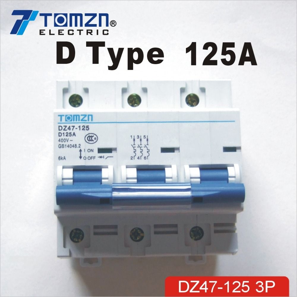 3P 125A 240V 415V 50HZ 60HZ Circuit Breaker