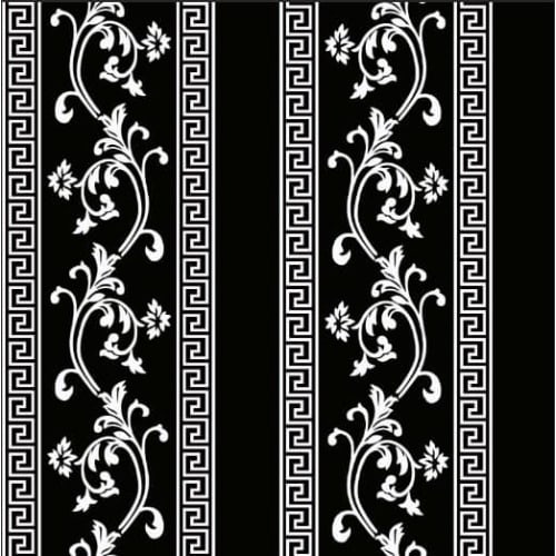 Black and White Wallpaper, Wall Decor : 5.3sqm