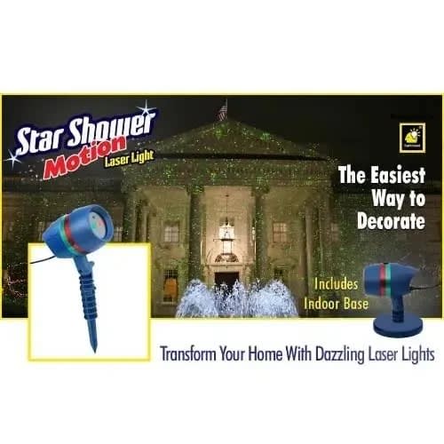 Star Shower Motion Laser Light Projector