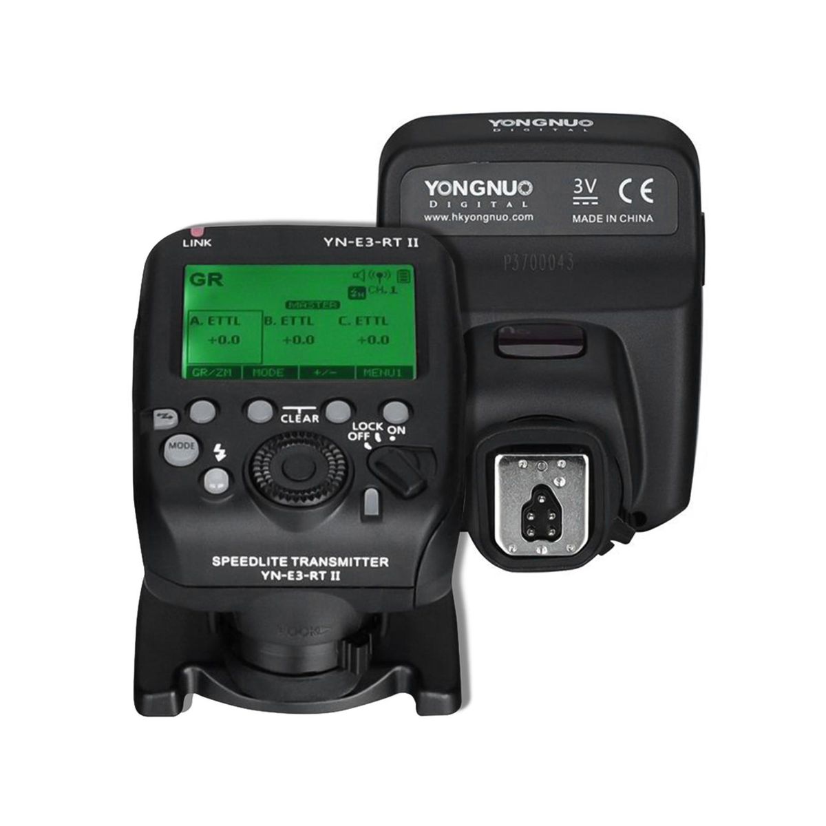 YONGNUO YN-E3-RT II On-Camera Flash Speedlite Transmitter Flash Trigger Compatible for ST-E3-RT/600EX-RT/YN-E3-RT/YN968EX-RT/YN600EX-RTII/YN686EX-RT/YNE3-RX