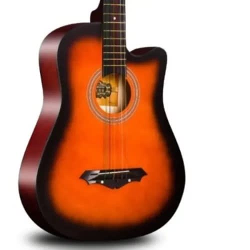 38 Sunburst Acoustic Guitar With Bag  Strap