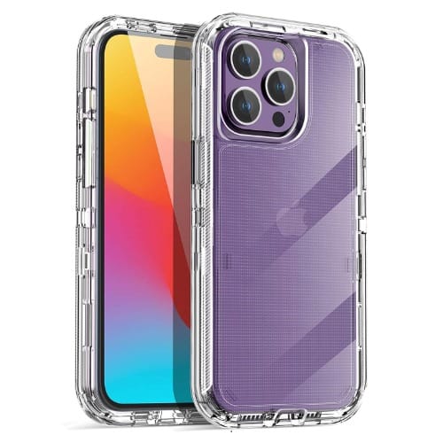 360 Rugged Defender Case With Screen Protector For iPhone 15 Pro Max