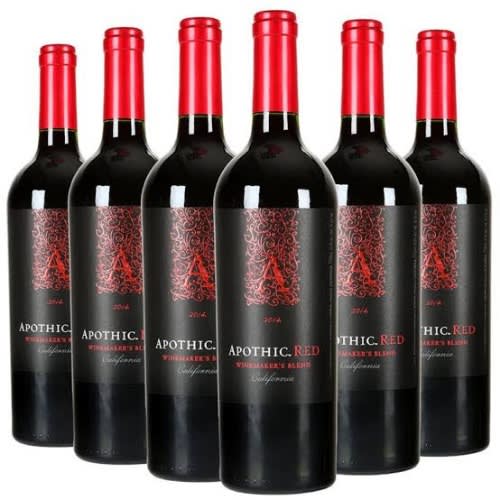Apothic Red Wine -75cl x 12 Bottles