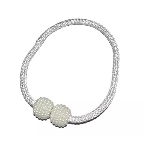 Magnetic Curtain Tieback -2 Pcs - Grey