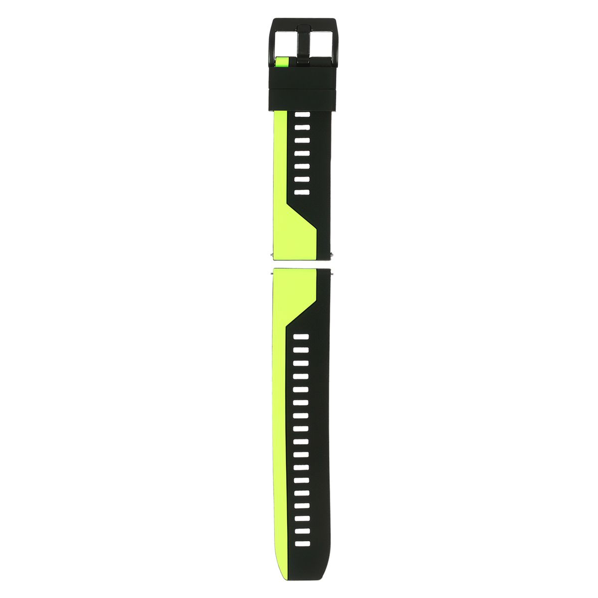 20mm Watch Band Soft Silicone Quick-Release Strap With