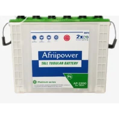 Afripower Tall Tubular Inverter Battery - 200ah / 12vV