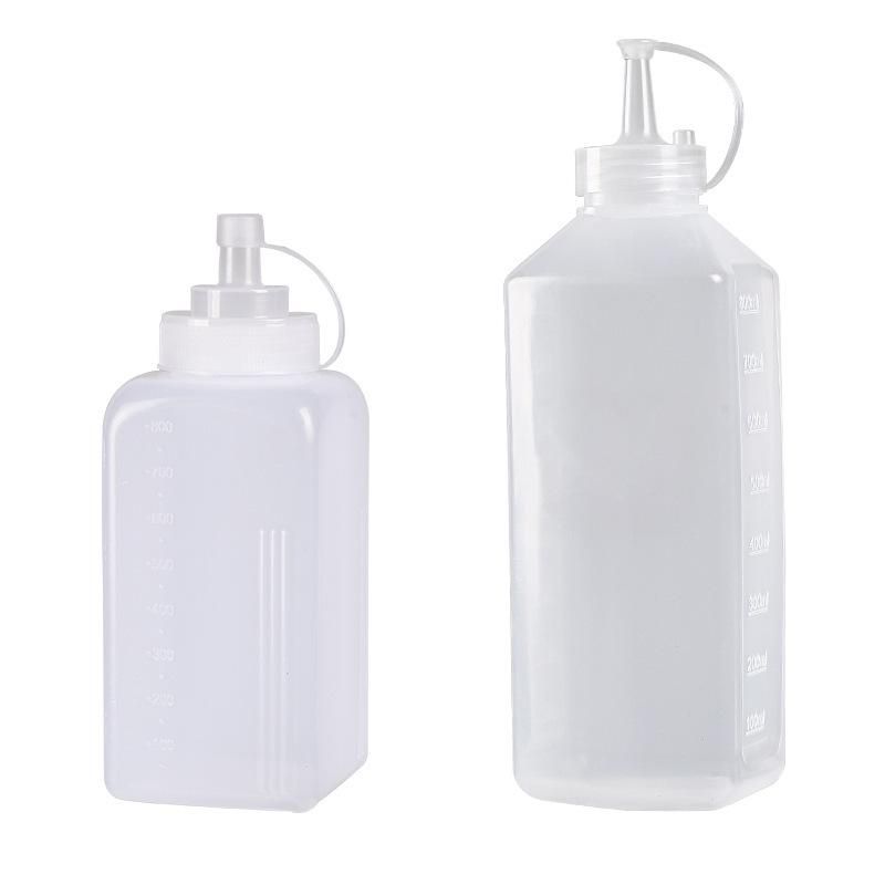 Squeeze Condiment Bottle with Lid  plastic squeeze bottle Jam Salad Dressing Storage Dispenser Kitchen Accessories