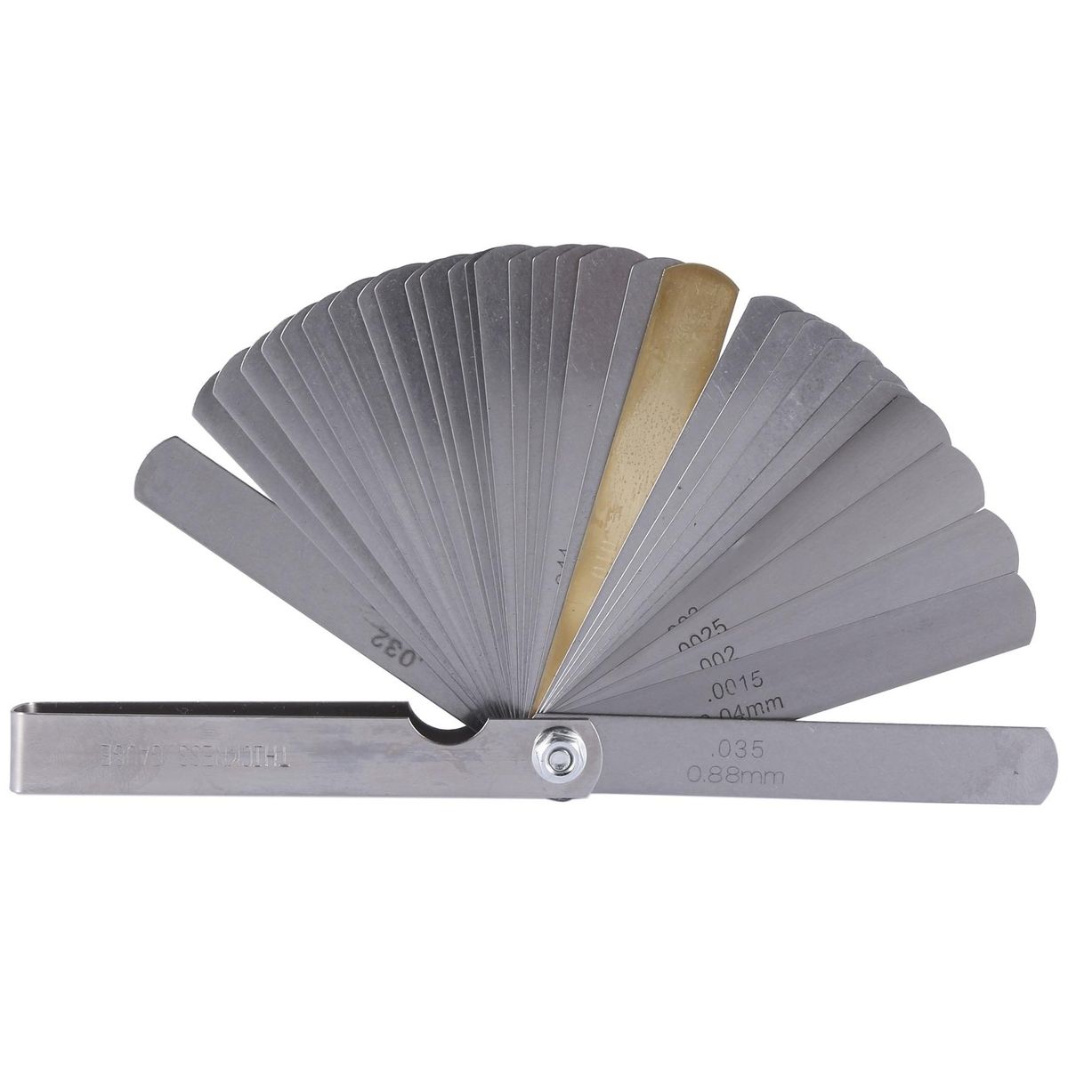 32 set distance gauge feeler gauge valve teaching feeler gauge 004-088 mm gap dimension