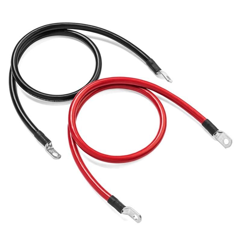 Battery Inverter Cable Set with Terminals 8 AWG G