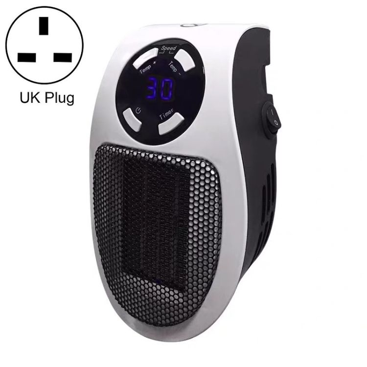 Intelligent Temperature Control Small Heater UK Plug