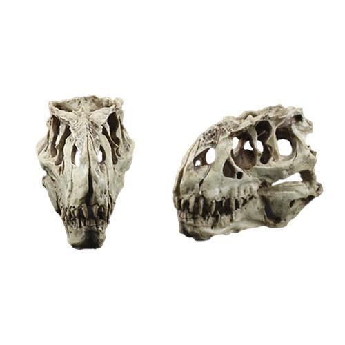 Fish Tank Resin Dinosaur Skull Model Decorations Tyrannosaurus Rex Skull Cave Landscaping Decoration Home Decor