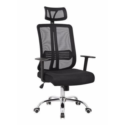 High Back Office Manager Chair- Black