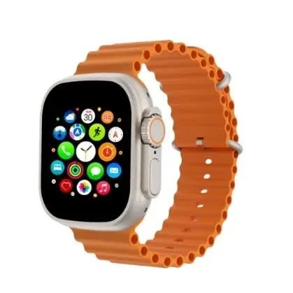 C90 Ultra 4g Sim Card Smart Watch - Orange/ Black