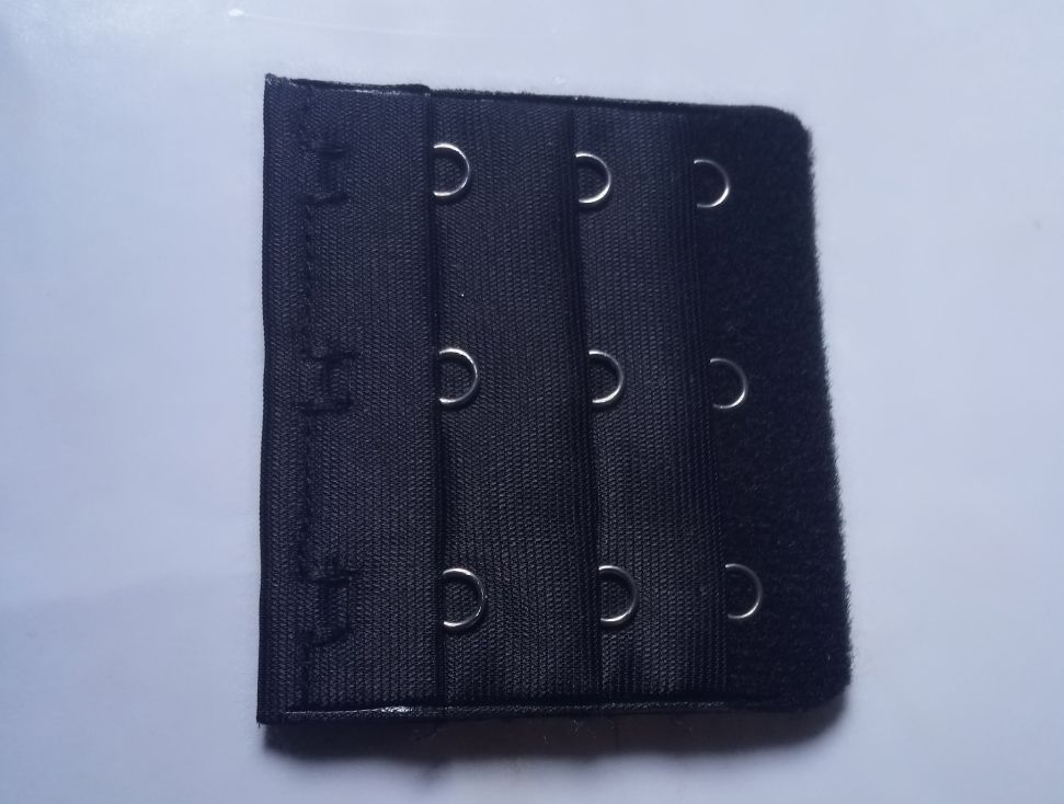 Black Bra Extender 3-Hook(Two Piece)