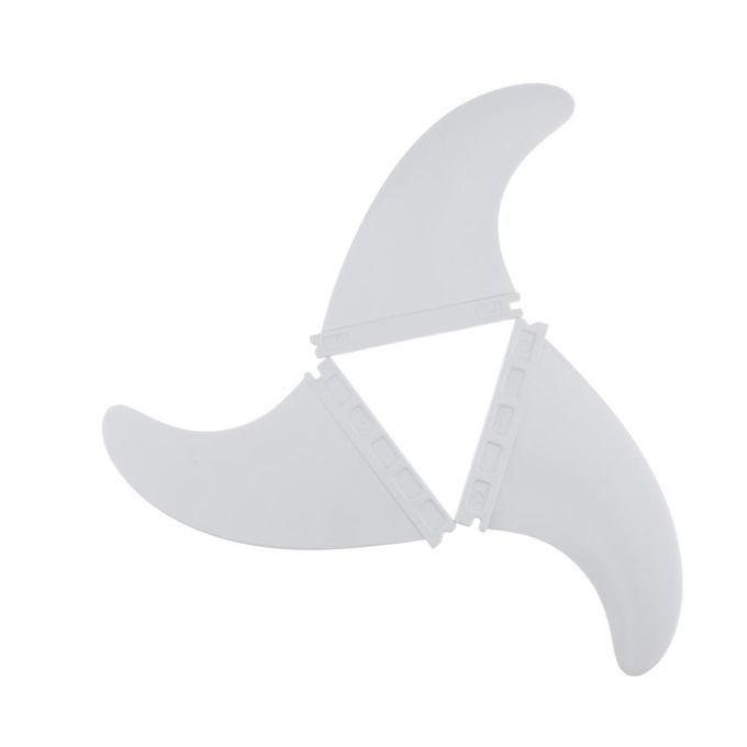 3pcs Longboard Surfboard Surfing  Thruster For Future Base - White