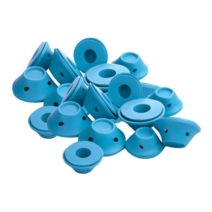 Hair Rollers No Heat Kit Magic Perm Rods Cold Wave Rollers For Blue