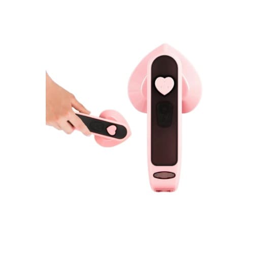 Portable Electric Dry And Wet Steam Iron Travel Iron - 33W -  220v-5-hz - Pink
