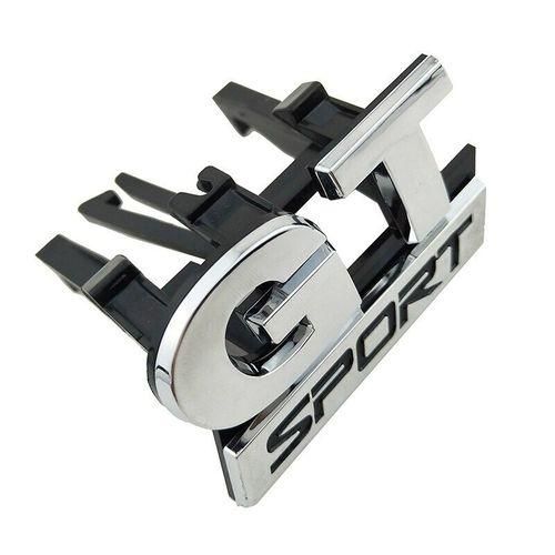 GT Sport Grill Car Emblem For Golf MK5 GT Sport Car Chrome