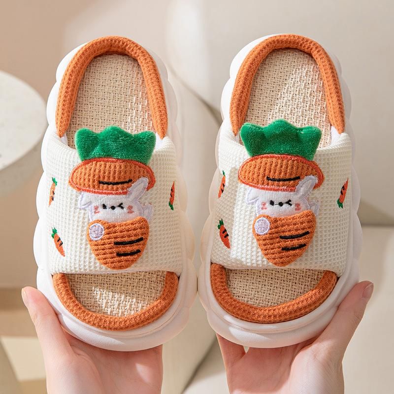 Linen Slippers For Boys, Linen Slippers For Girls,Children's Shoes