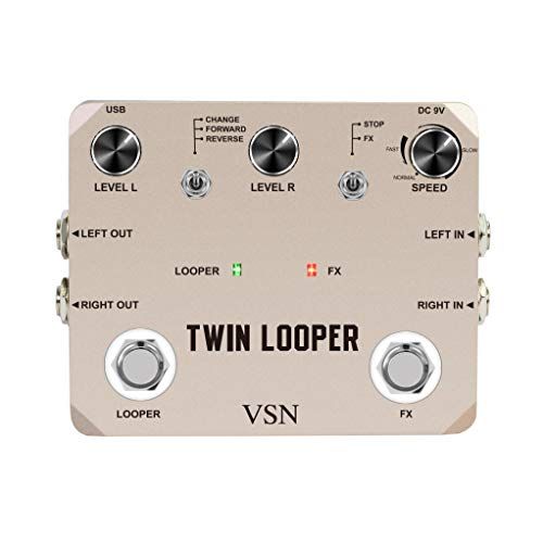 VSN Twin Looper Electric Guitar Effect Pedal Loop Station 11