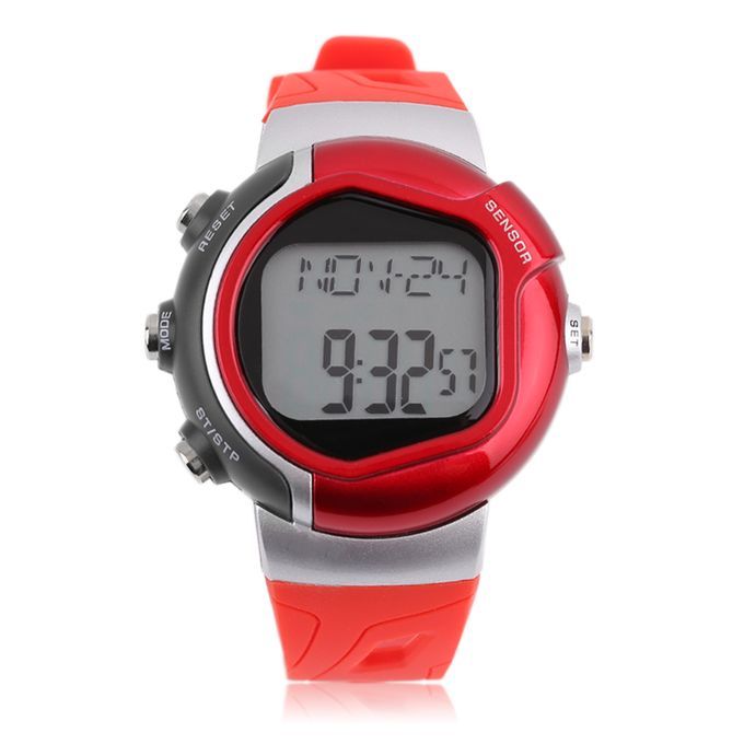 Infrared Heart Rate Monitor Watch Sport Calorie Tester Men Women Wristwatch