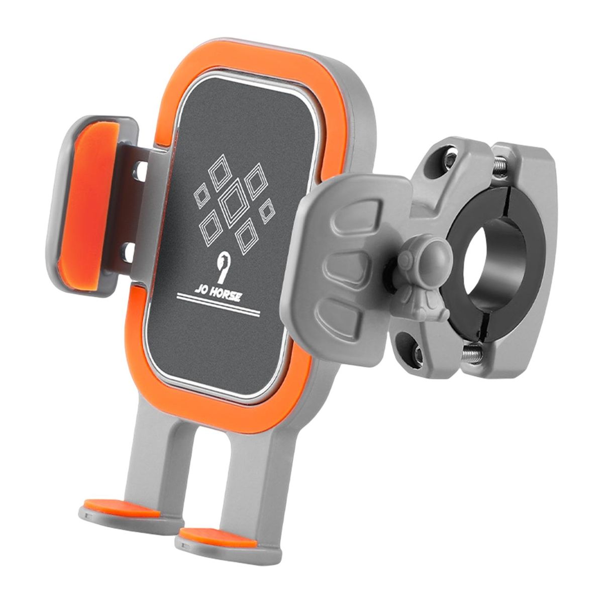 Bicycle Phone Holder Motorbike Handlebar Mount Clip Silver