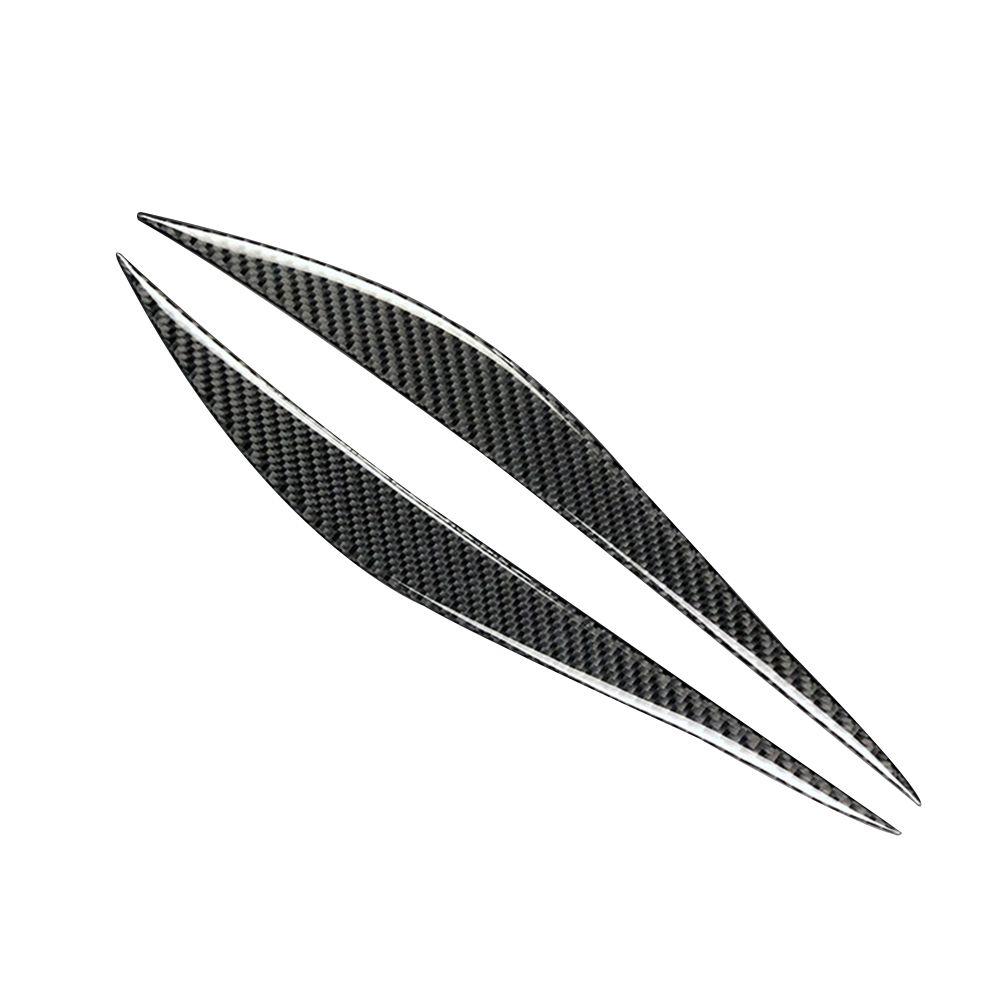 Carbon Fiber Headlights Eyebrows Eyelids For BMW F30 320i