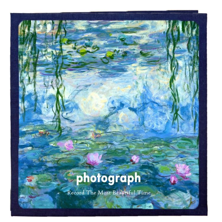 DIY Pasted Photo Album, Colour:16 Inch Water Lilies