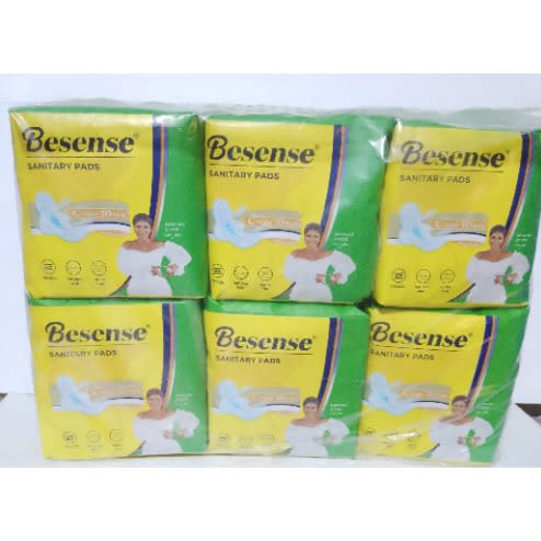 Besense Box Pad N10 (10 Heavy Flow Pads Per Box, Pack Of 6 Boxes)
