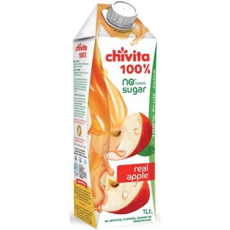 100% Real Apple Fruit Juice - 1L &times;10 Pieces