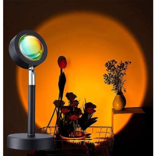 Colourful Remote Sunset Projection Light - USB Powered